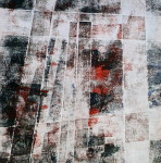 Monoprint 7 - werk op papier 25 x 25 cm (2010)